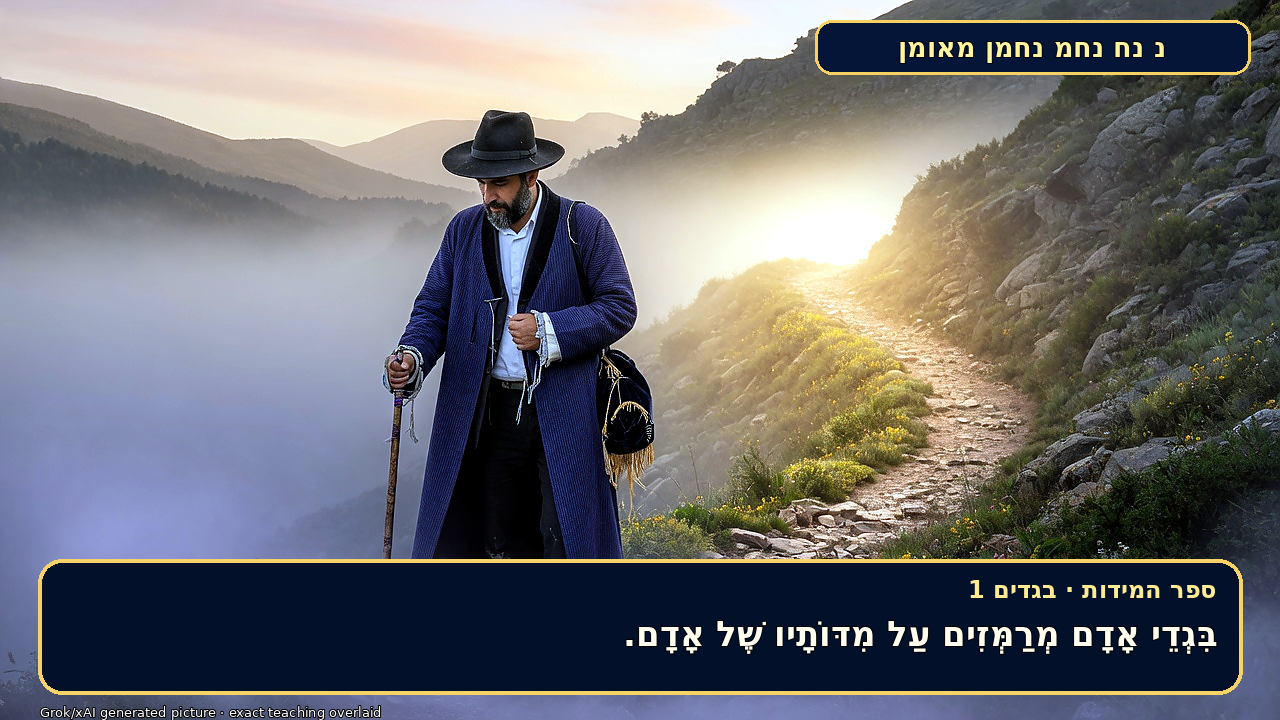 Sefer Hamidos Clothes teaching 1 hebrew picture