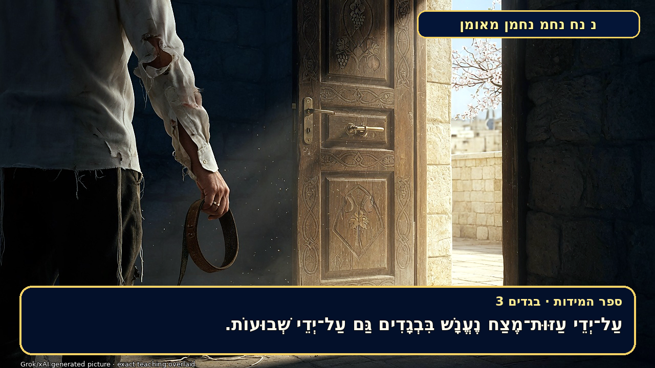 Sefer Hamidos Clothes teaching 3 hebrew picture