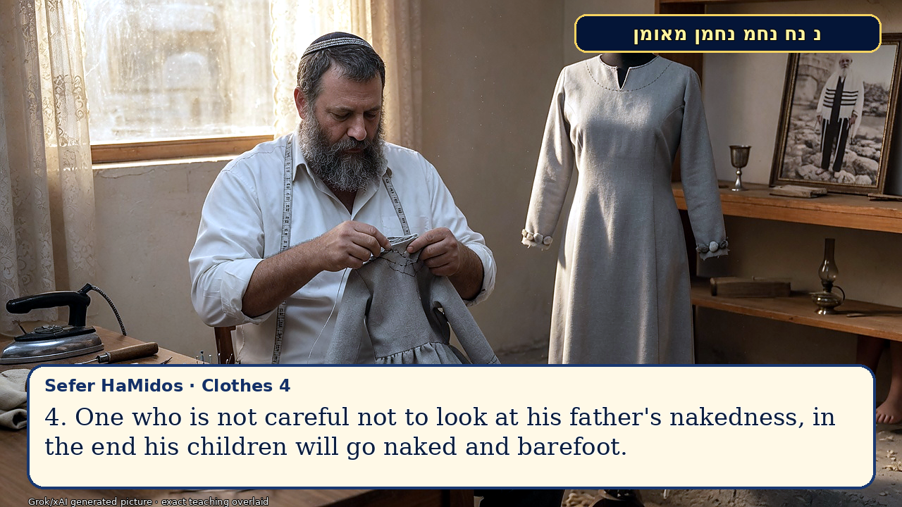 Sefer Hamidos Clothes teaching 4 english picture