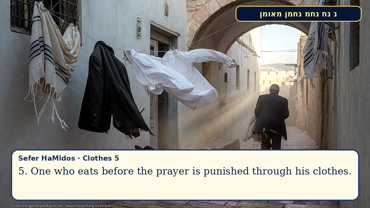Sefer Hamidos Clothes teaching 5 english picture