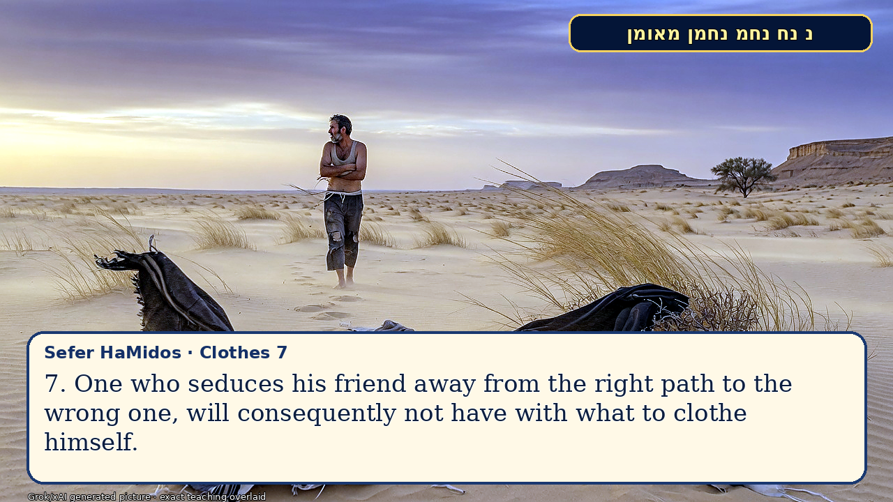 Sefer Hamidos Clothes teaching 7 english picture