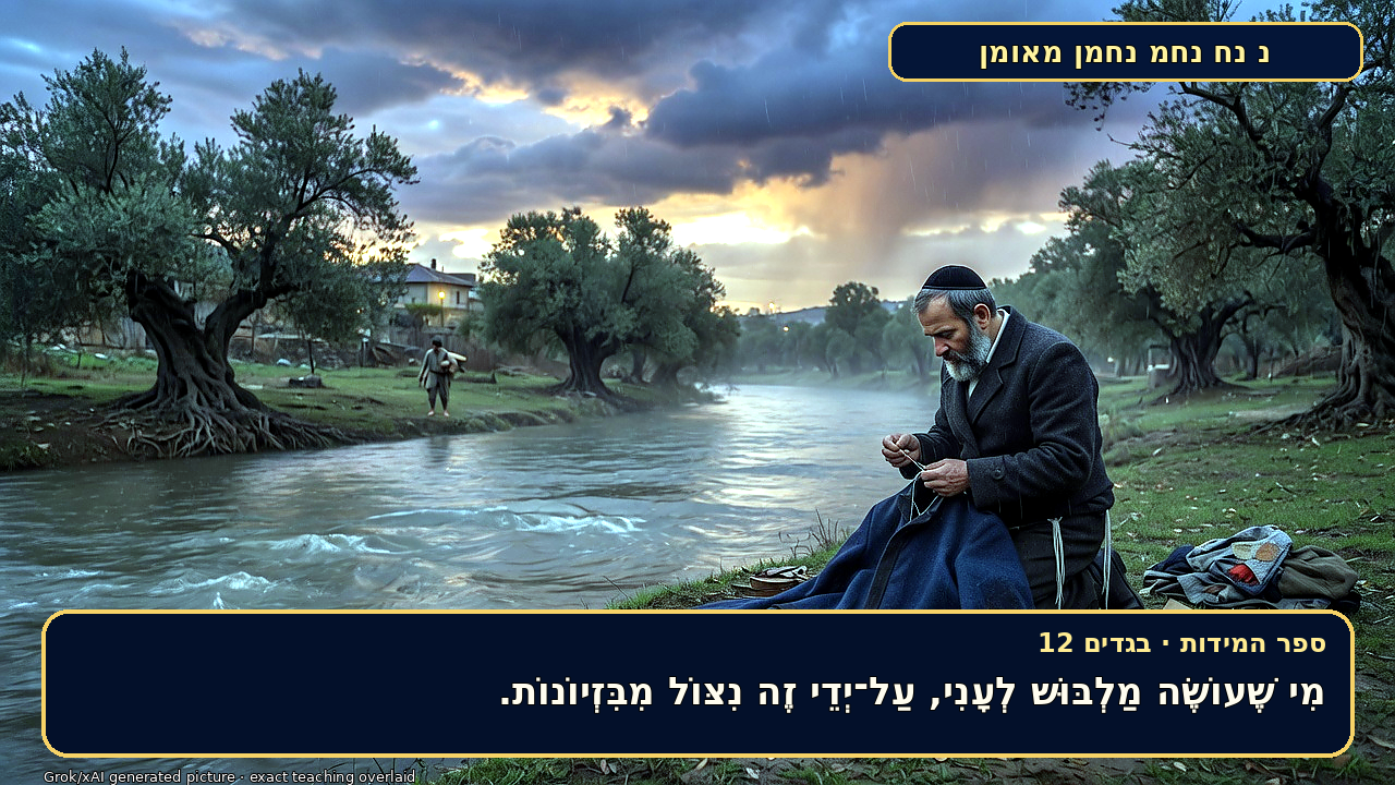 Sefer Hamidos Clothes teaching 12 hebrew picture