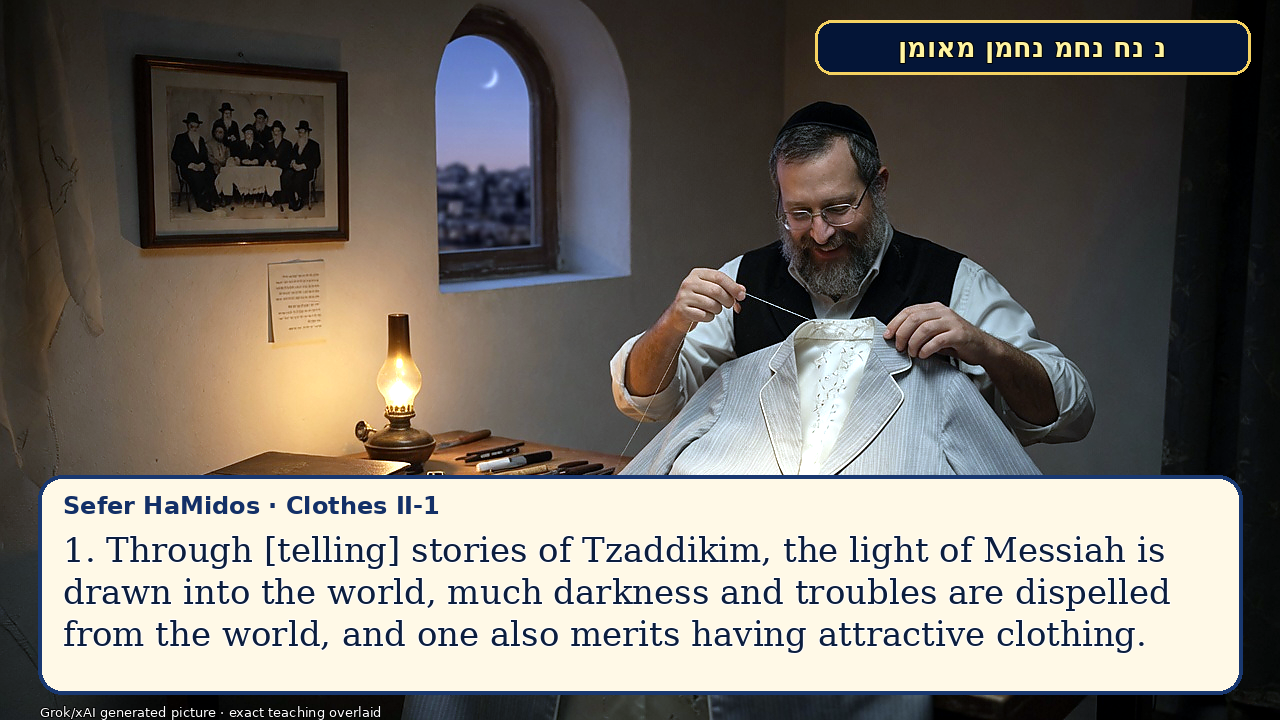 Sefer Hamidos Clothes teaching 14 english picture
