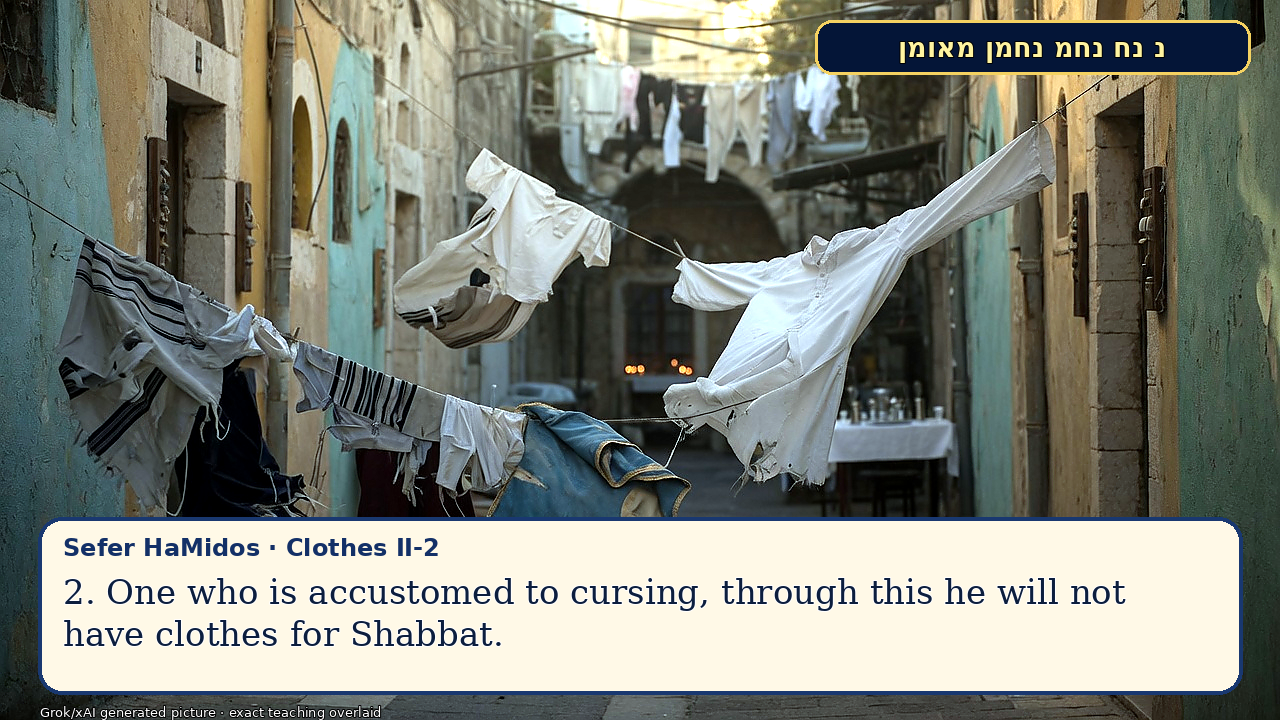Sefer Hamidos Clothes teaching 15 english picture