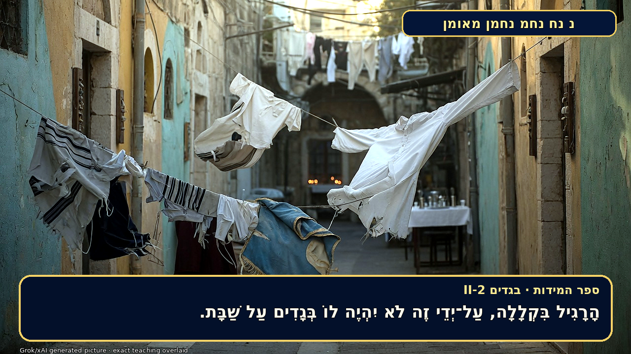 Sefer Hamidos Clothes teaching 15 hebrew picture