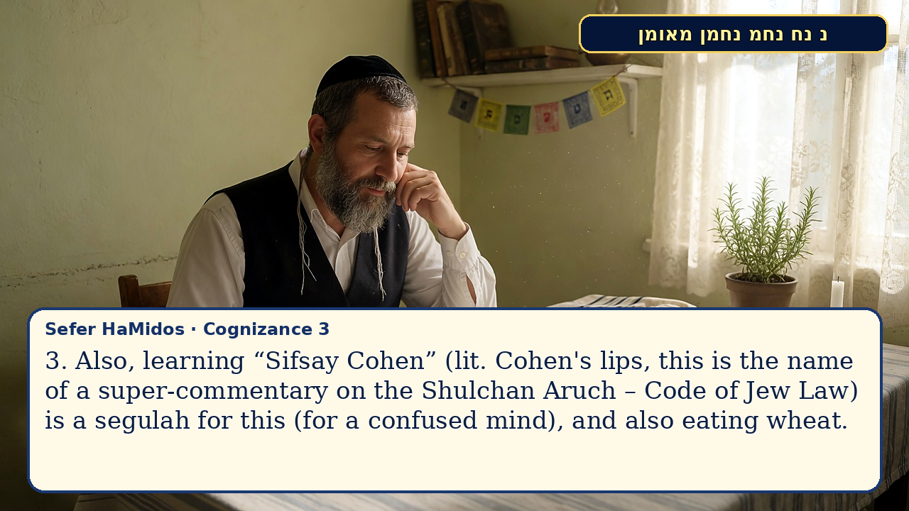 Sefer Hamidos Cognizance teaching 3 english picture