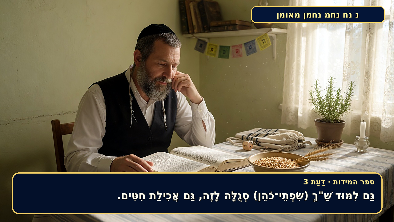 Sefer Hamidos Cognizance teaching 3 hebrew picture