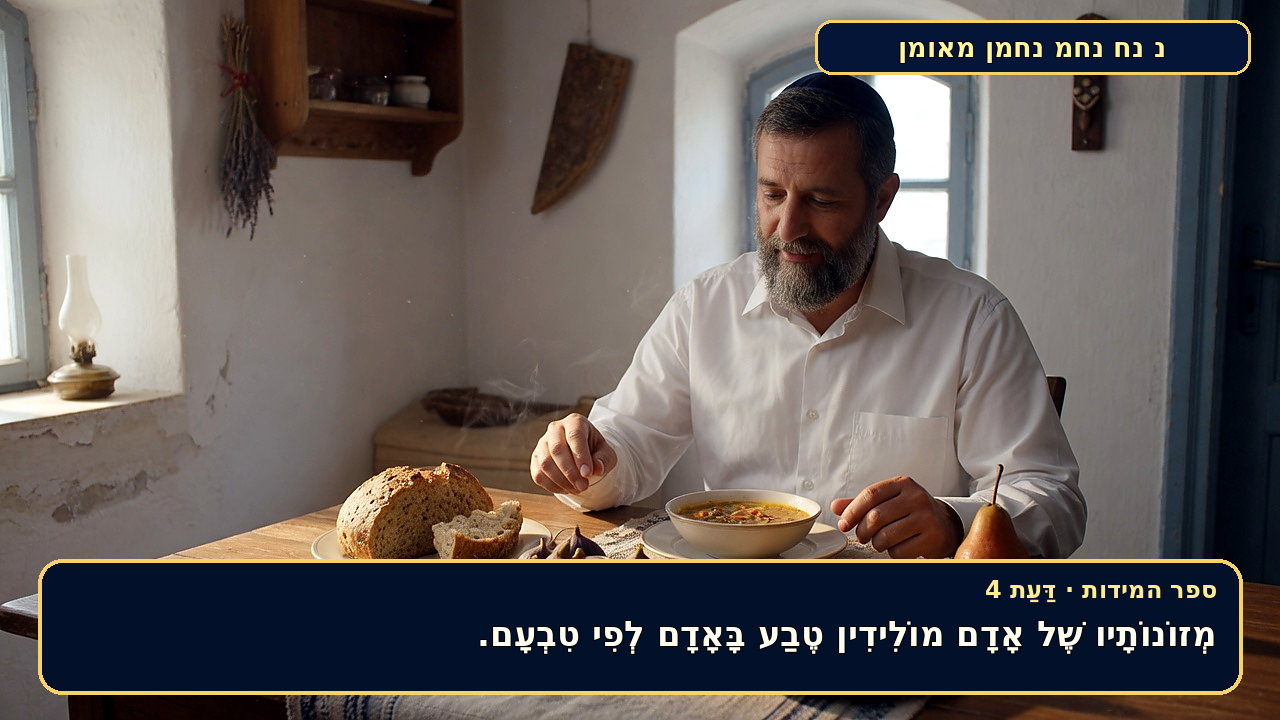 Sefer Hamidos Cognizance teaching 4 hebrew picture