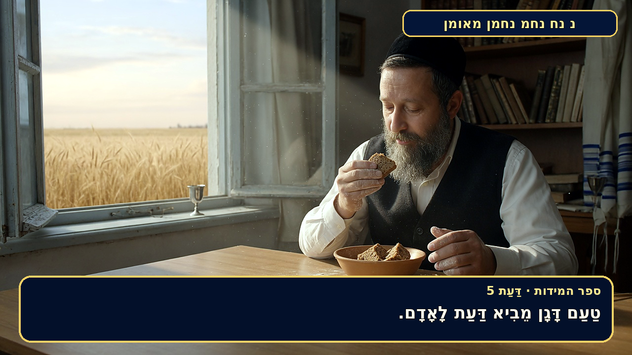 Sefer Hamidos Cognizance teaching 5 hebrew picture