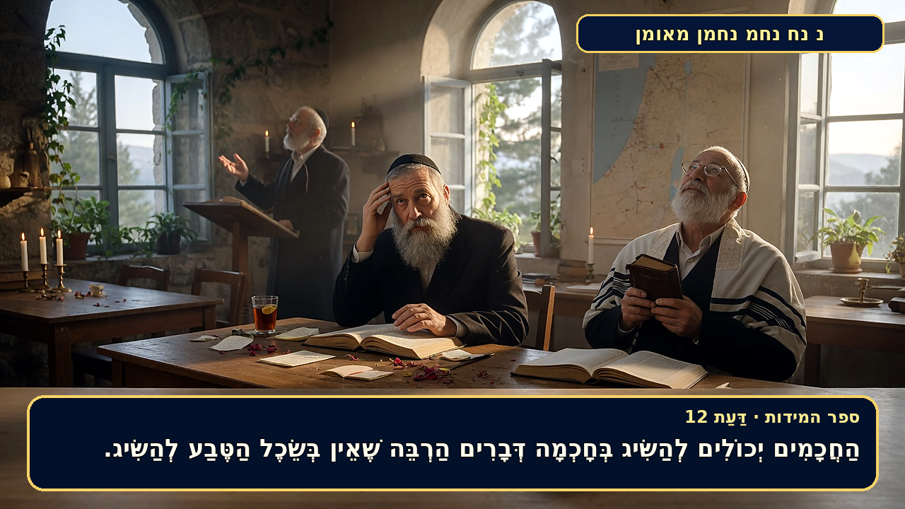 Sefer Hamidos Cognizance teaching 12 hebrew picture