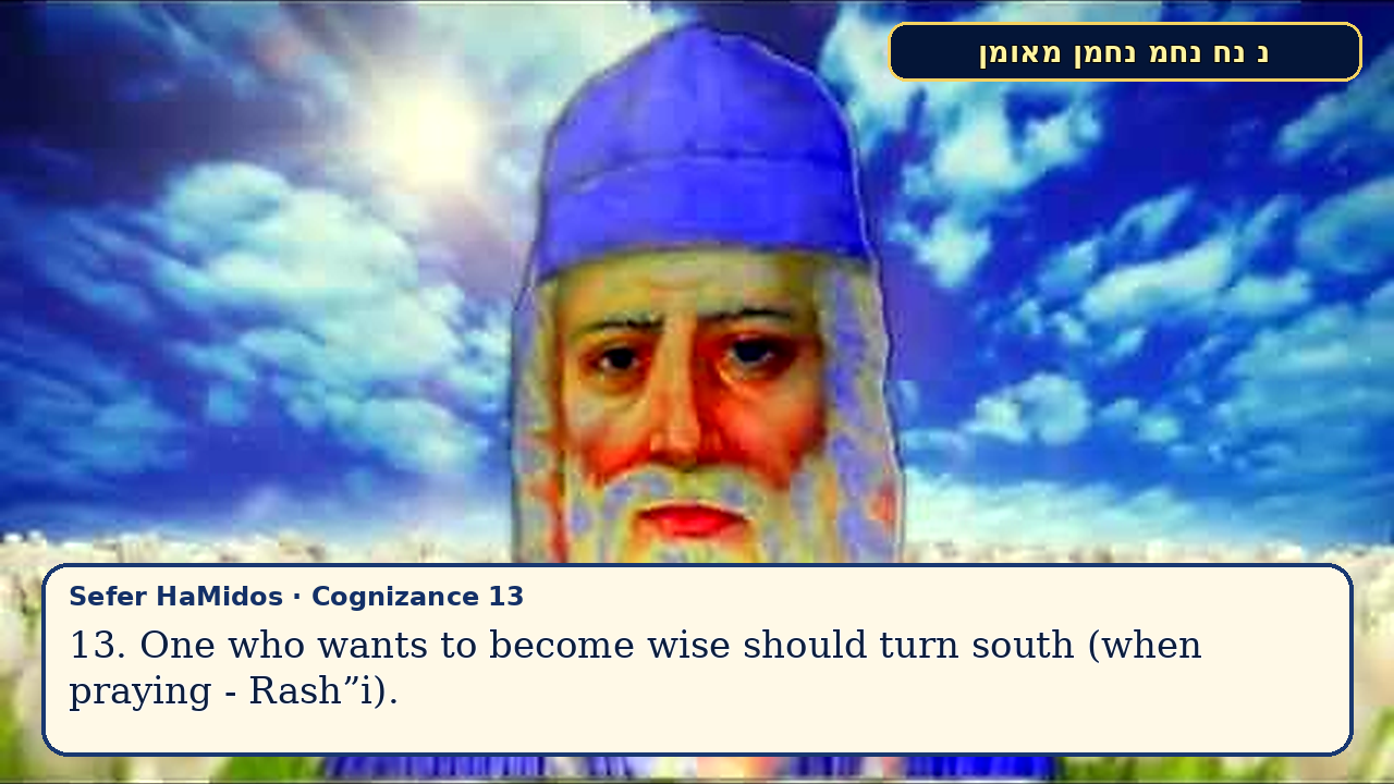 Sefer Hamidos Cognizance teaching 13 english picture
