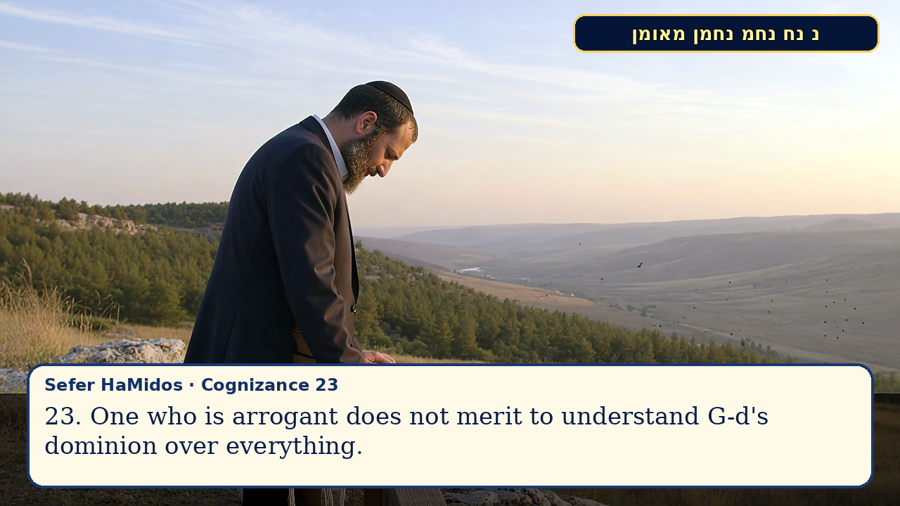 Sefer Hamidos Cognizance teaching 23 english picture