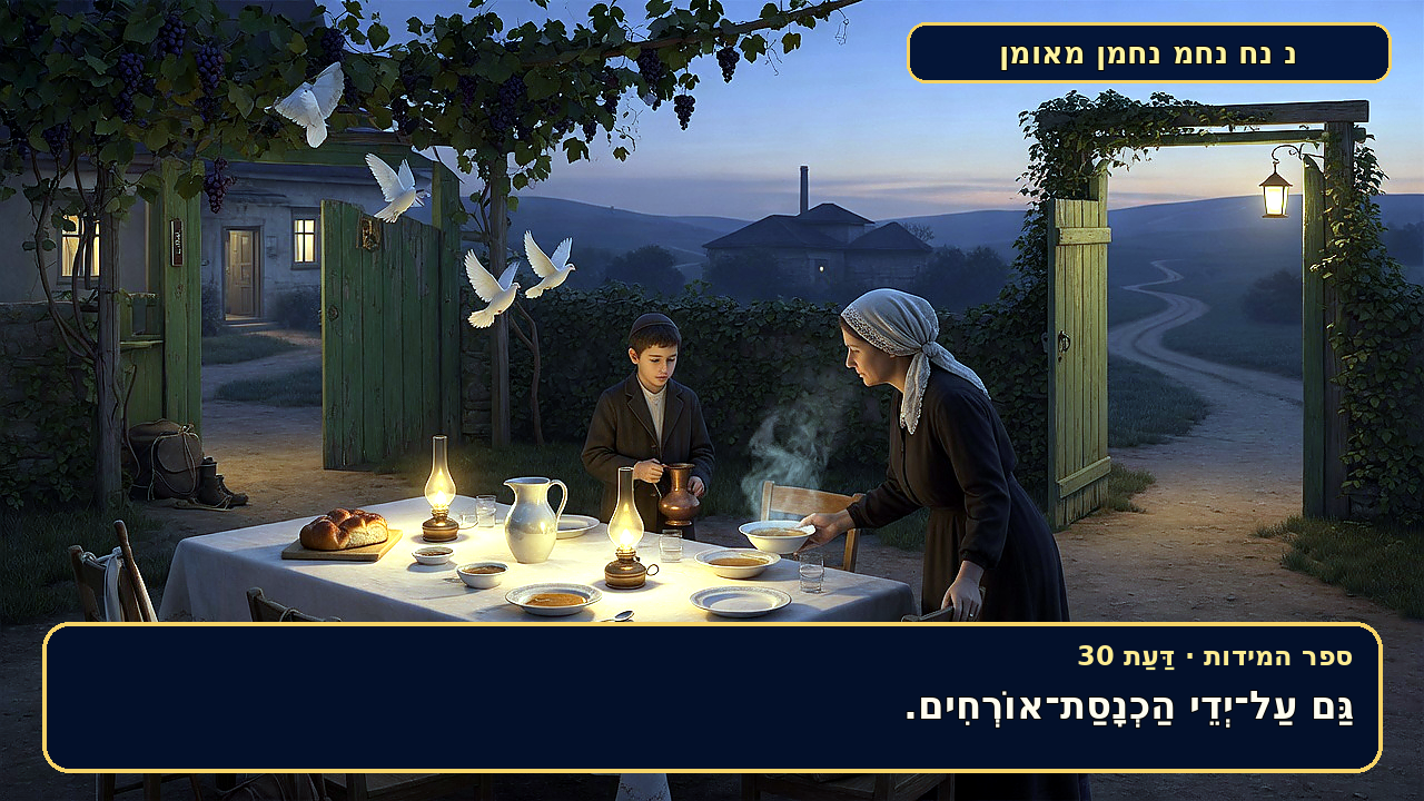 Sefer Hamidos Cognizance teaching 30 hebrew picture