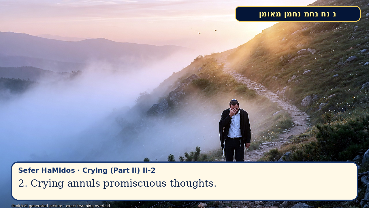 Sefer Hamidos Crying (Part II) teaching 2 english picture