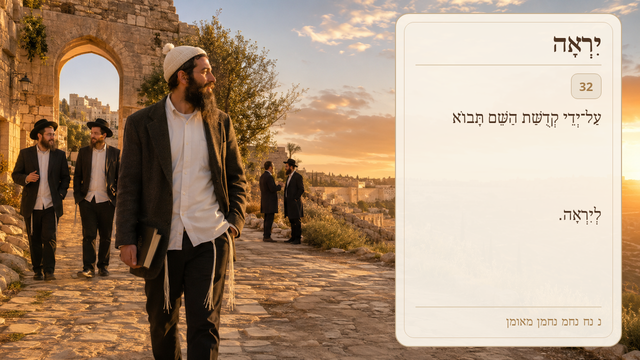 Sefer Hamidos Fear Of G-D teaching 32 hebrew picture