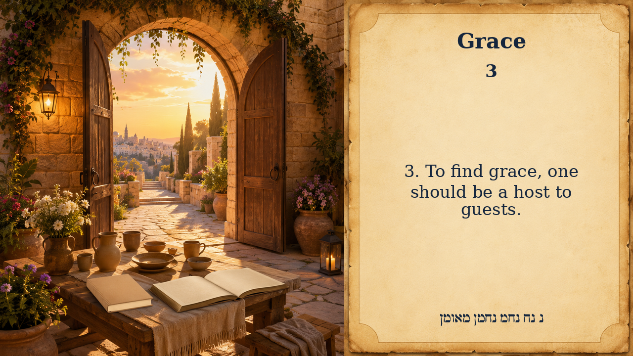 Sefer Hamidos Grace teaching 3 english picture