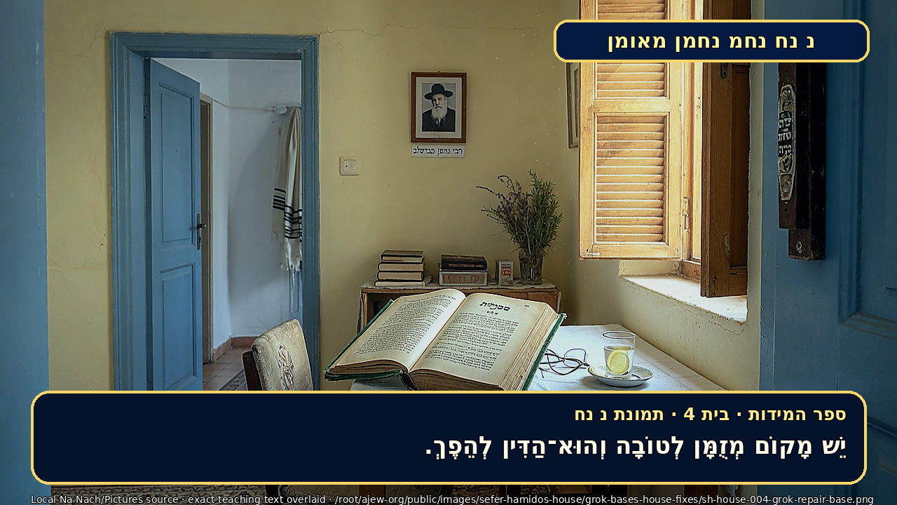 Sefer Hamidos House teaching 4 hebrew picture