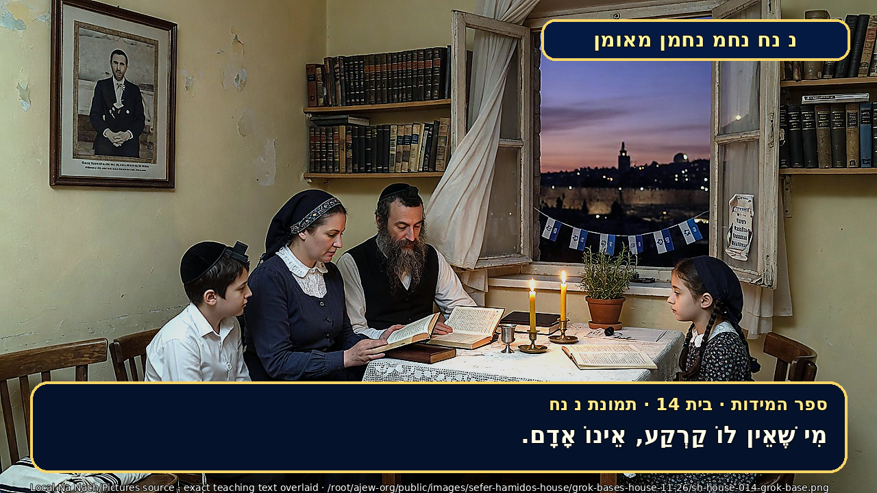 Sefer Hamidos House teaching 14 hebrew picture