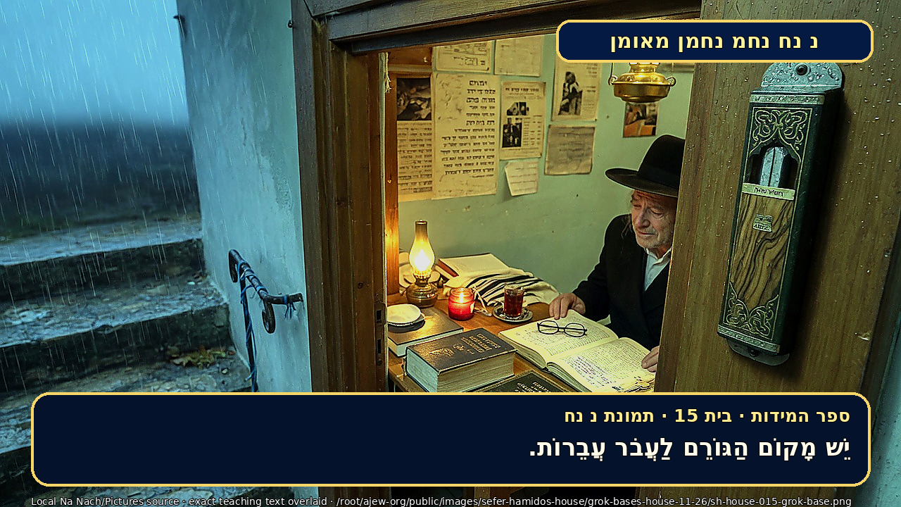 Sefer Hamidos House teaching 15 hebrew picture