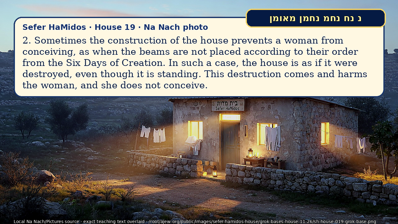 Sefer Hamidos House teaching 19 english picture