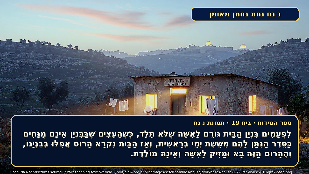 Sefer Hamidos House teaching 19 hebrew picture