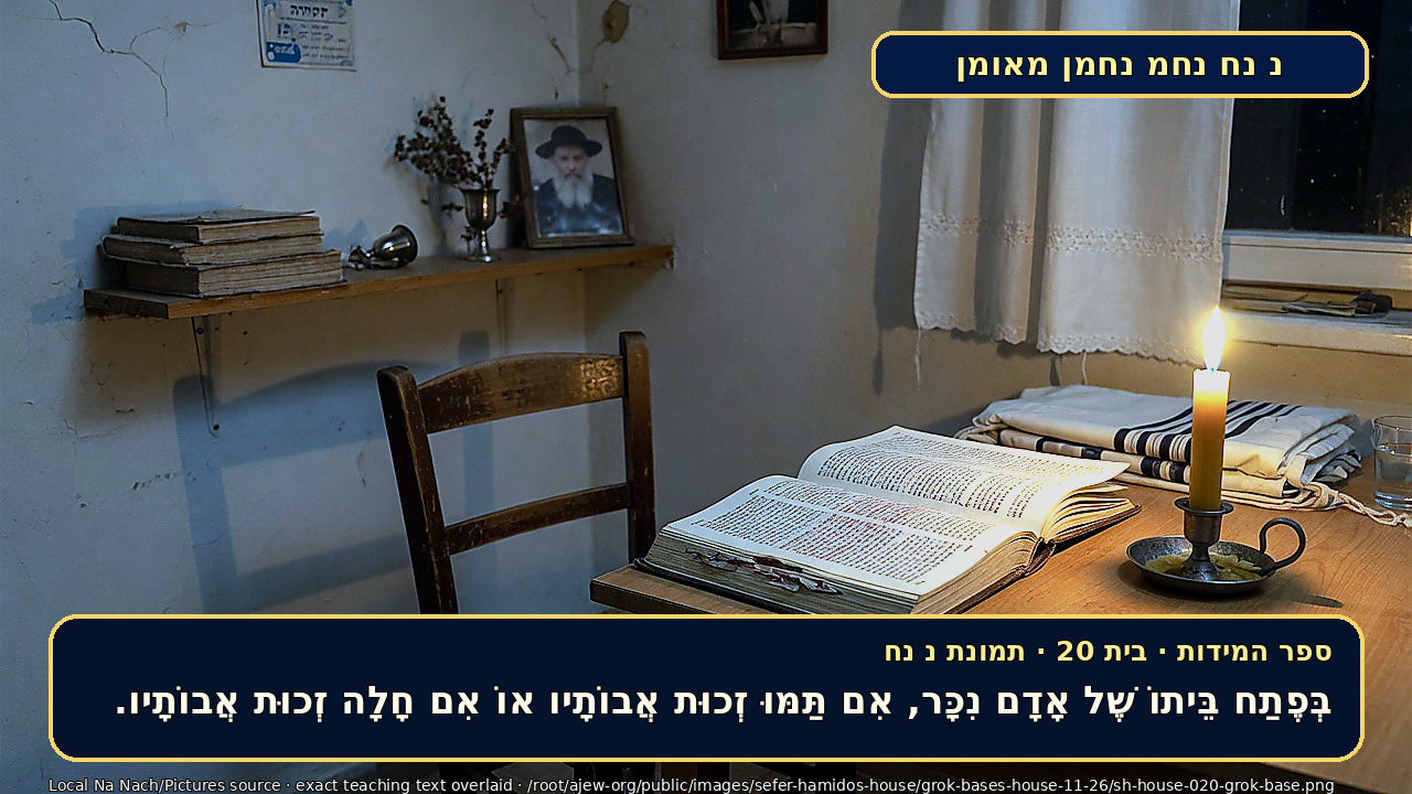 Sefer Hamidos House teaching 20 hebrew picture