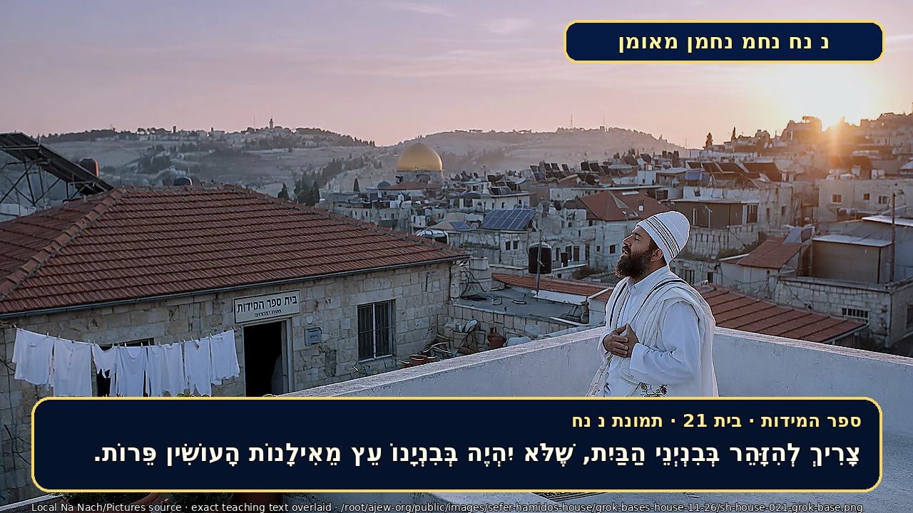 Sefer Hamidos House teaching 21 hebrew picture