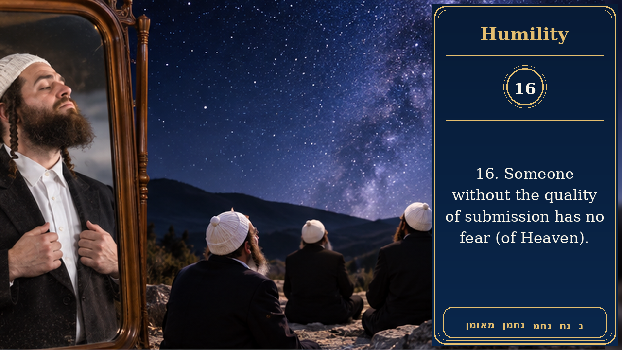 Sefer Hamidos Humility teaching 16 english picture