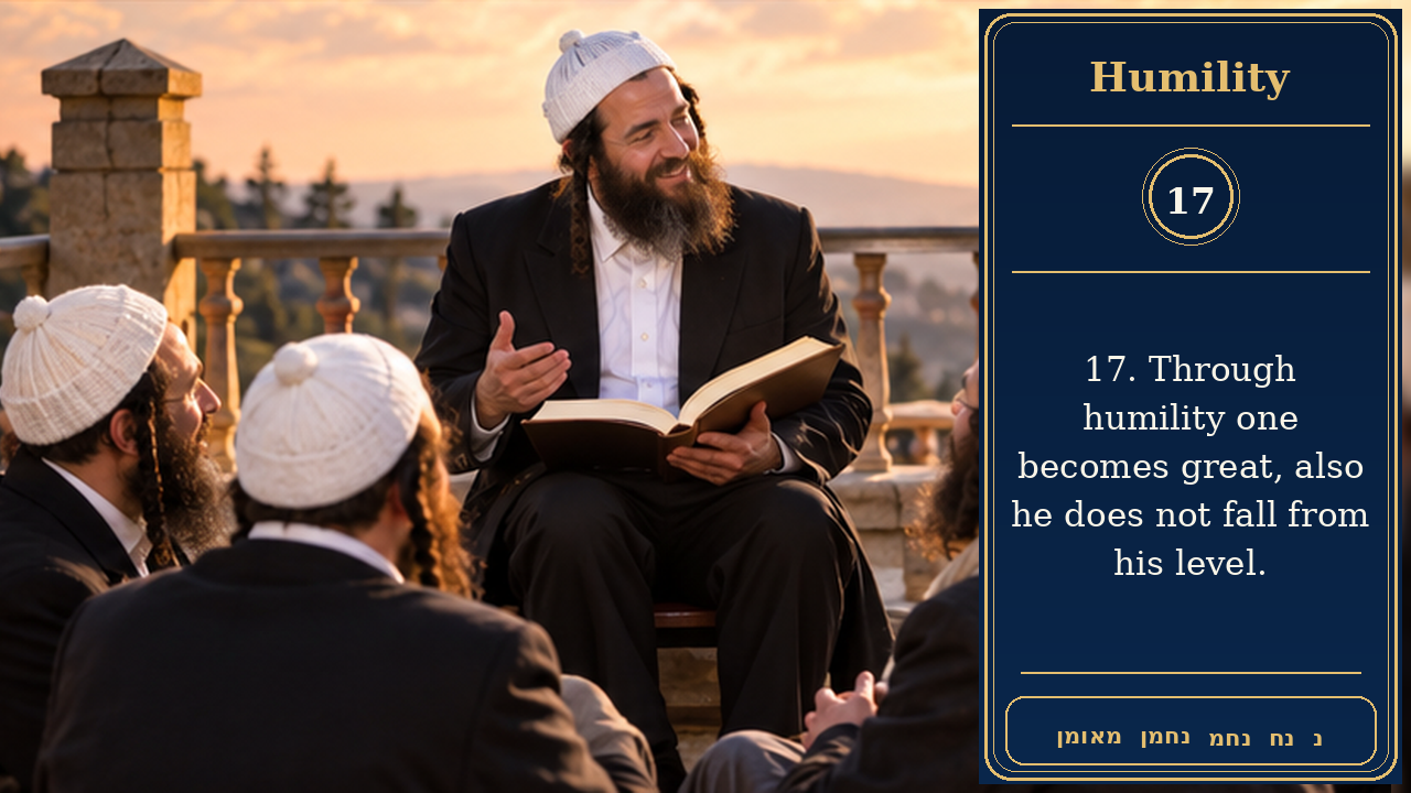 Sefer Hamidos Humility teaching 17 english picture