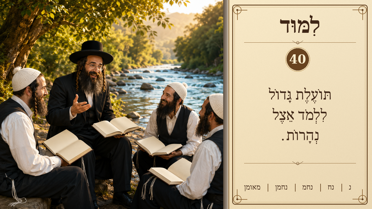 Sefer Hamidos Learning teaching 40 hebrew picture