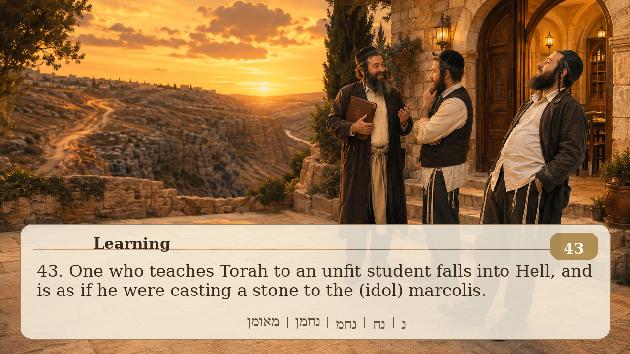 Sefer Hamidos Learning teaching 43 english picture