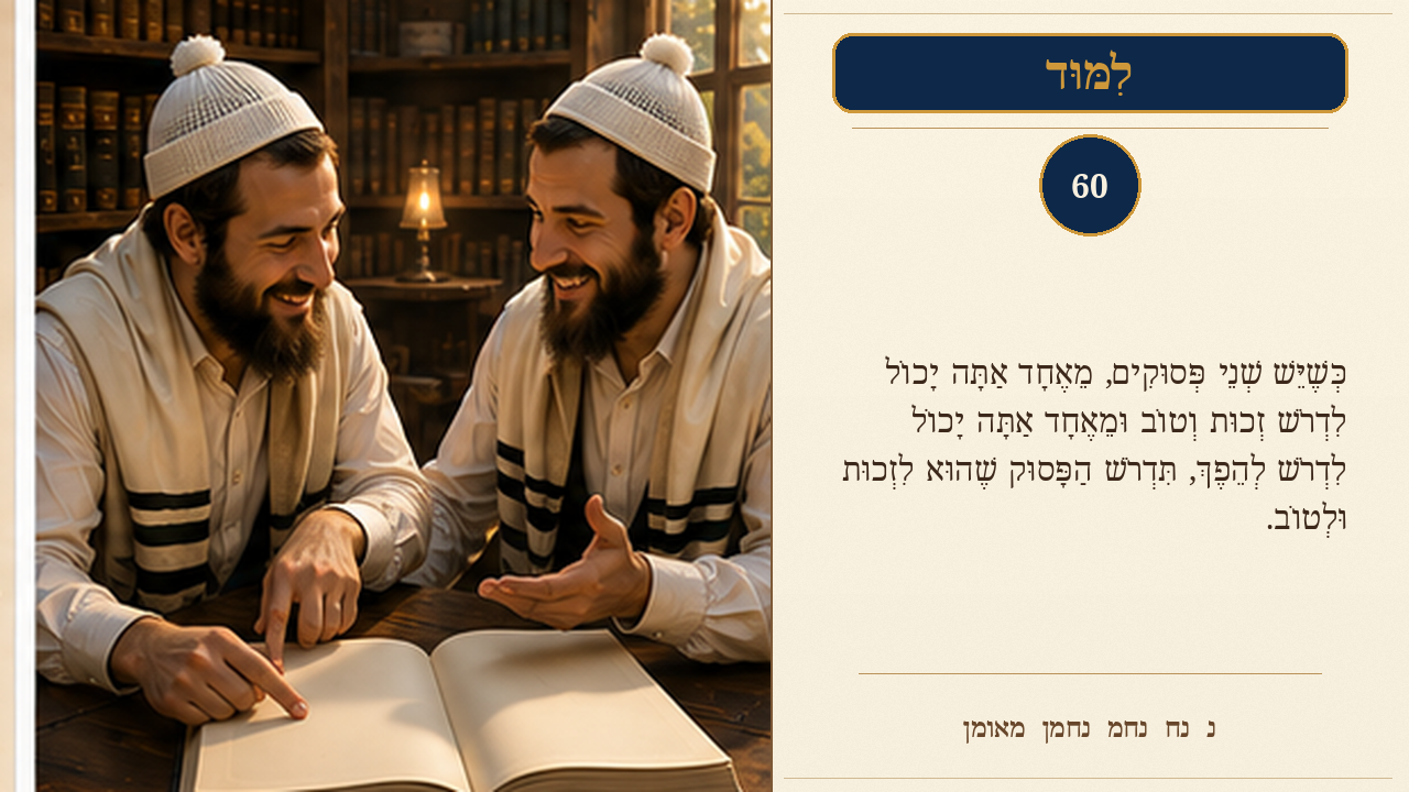 Sefer Hamidos Learning teaching 60 hebrew picture