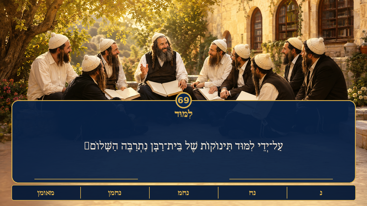 Sefer Hamidos Learning teaching 69 hebrew picture