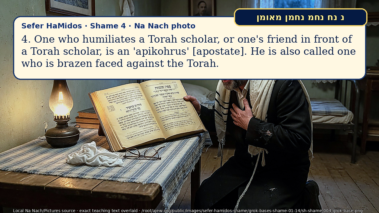 Sefer Hamidos Shame teaching 4 english picture