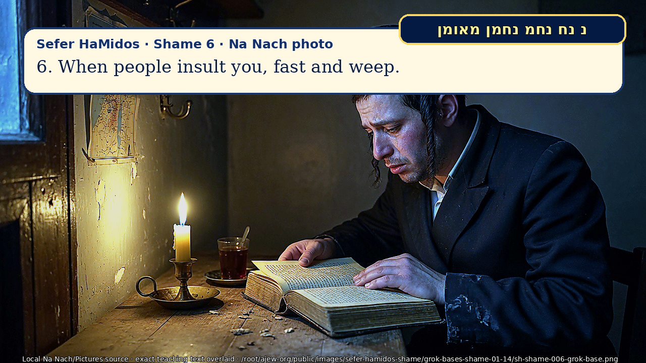 Sefer Hamidos Shame teaching 6 english picture