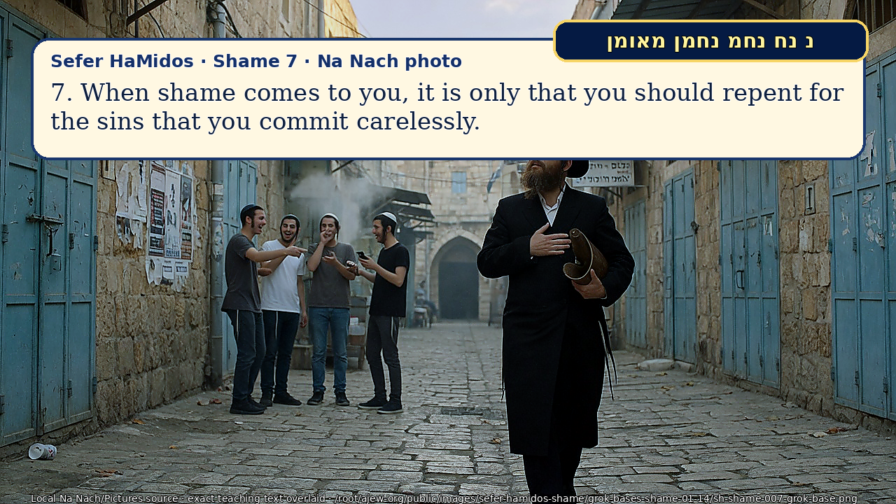Sefer Hamidos Shame teaching 7 english picture