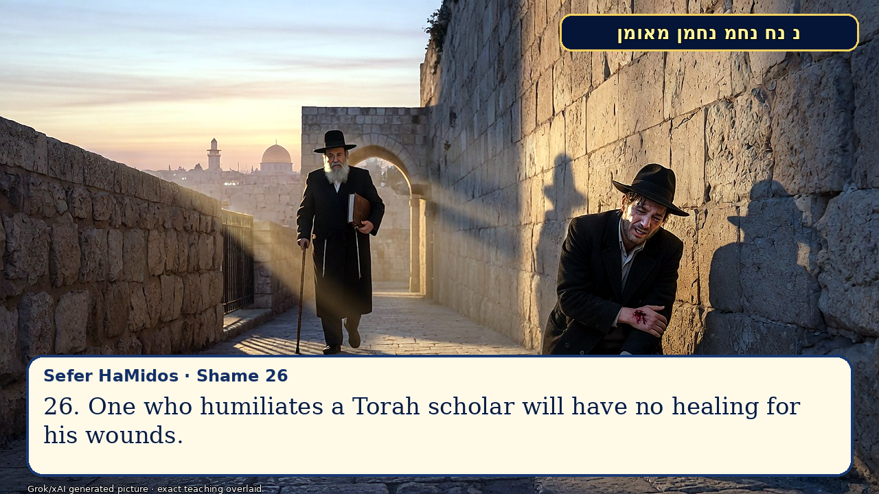 Sefer Hamidos Shame teaching 25 english picture