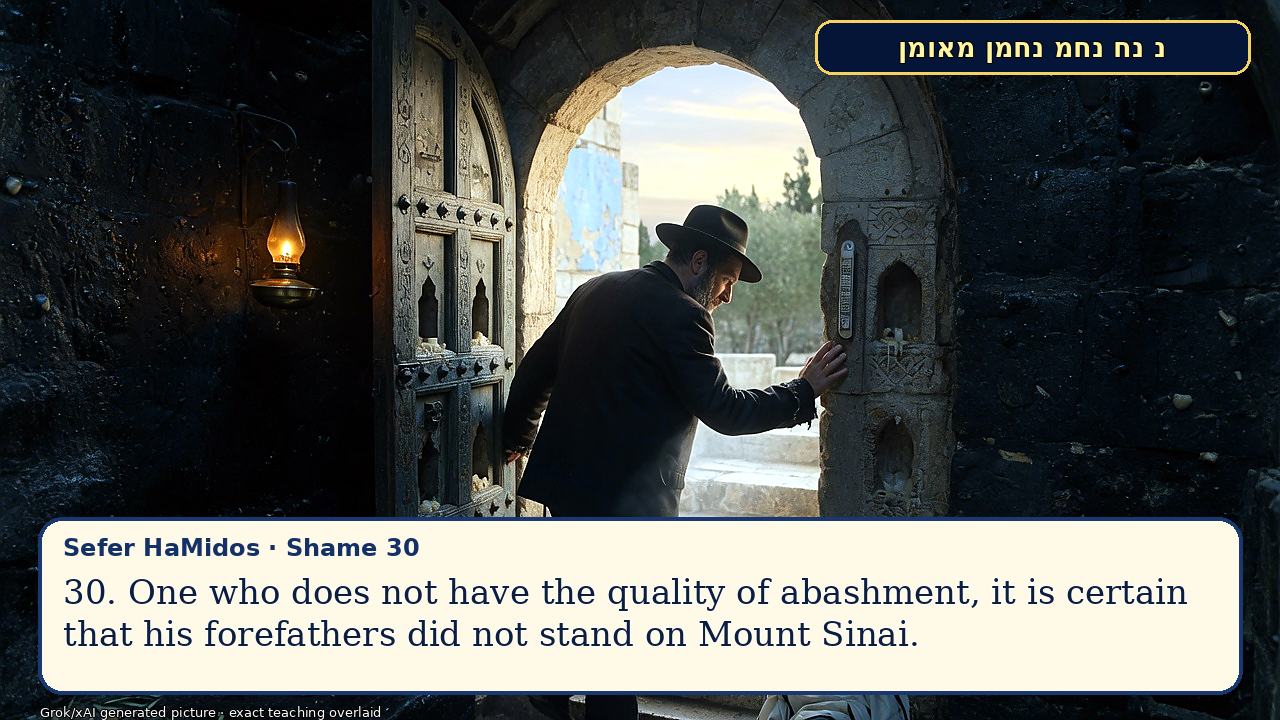 Sefer Hamidos Shame teaching 29 english picture