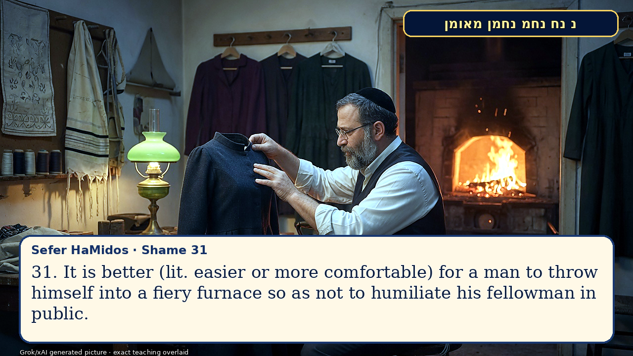 Sefer Hamidos Shame teaching 30 english picture