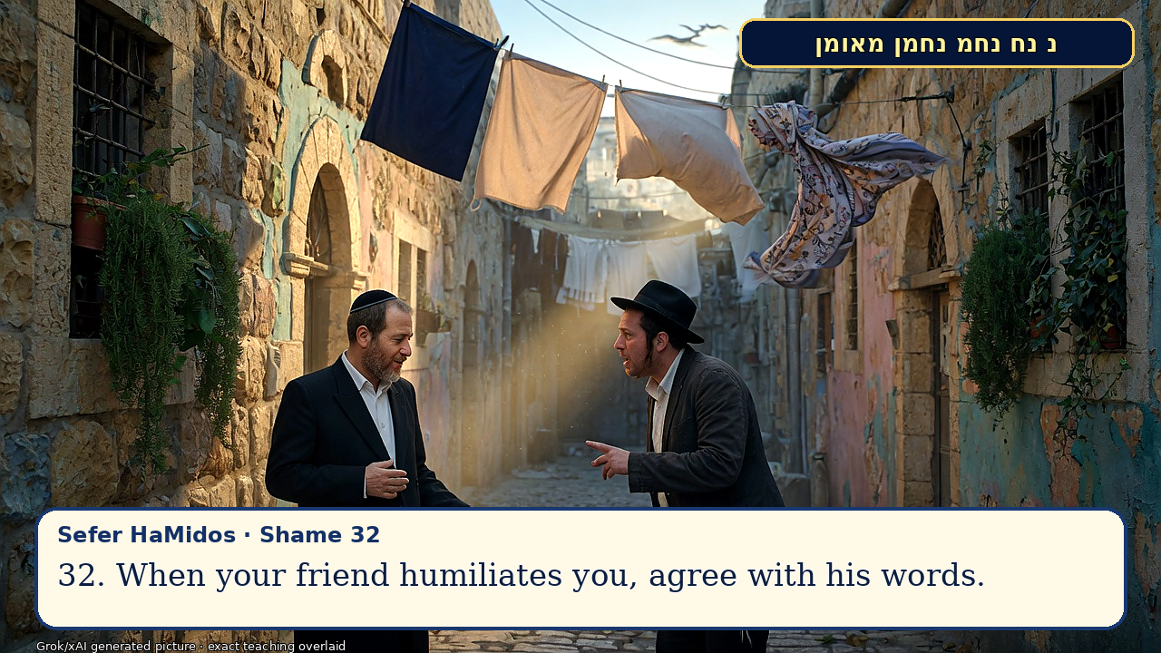 Sefer Hamidos Shame teaching 31 english picture