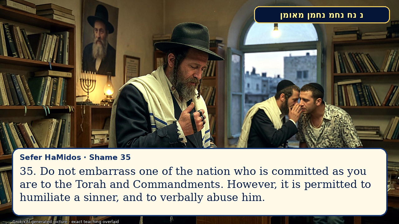 Sefer Hamidos Shame teaching 34 english picture