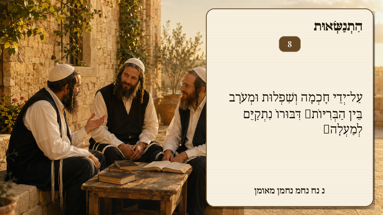 Sefer Hamidos Superiority teaching 8 hebrew picture
