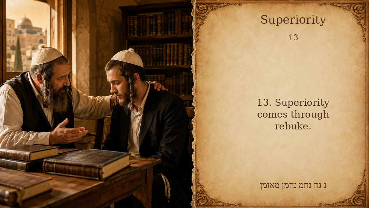 Sefer Hamidos Superiority teaching 13 english picture