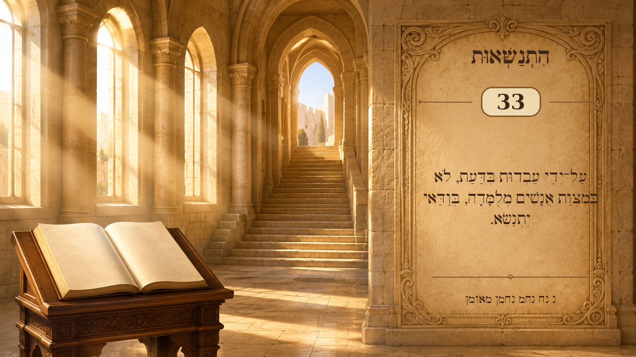 Sefer Hamidos Superiority teaching 33 hebrew picture