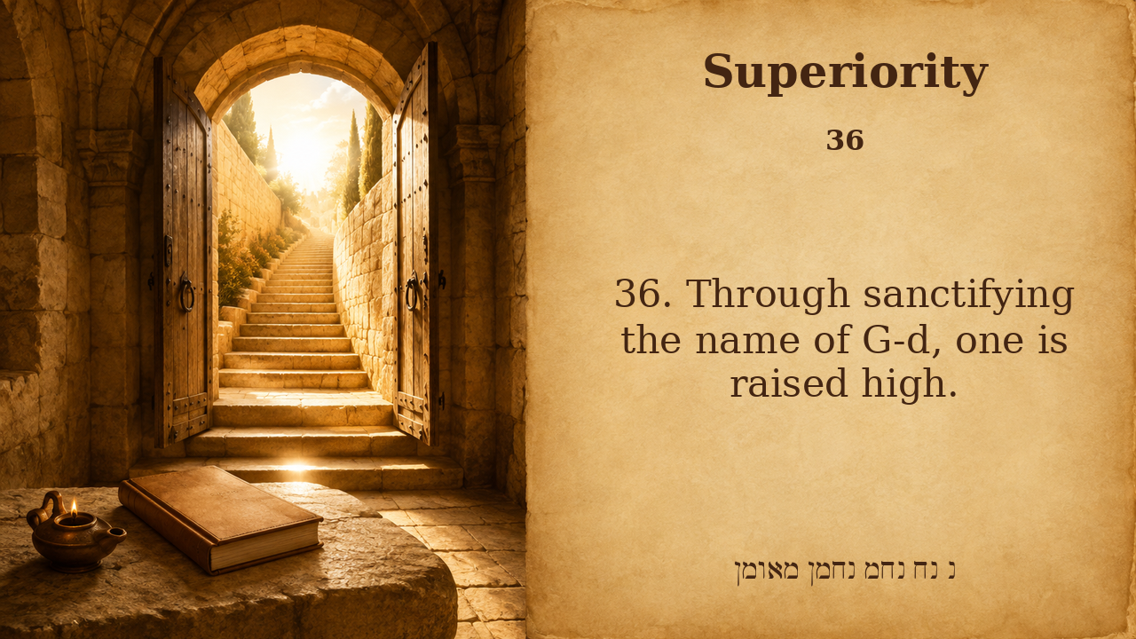 Sefer Hamidos Superiority teaching 36 english picture