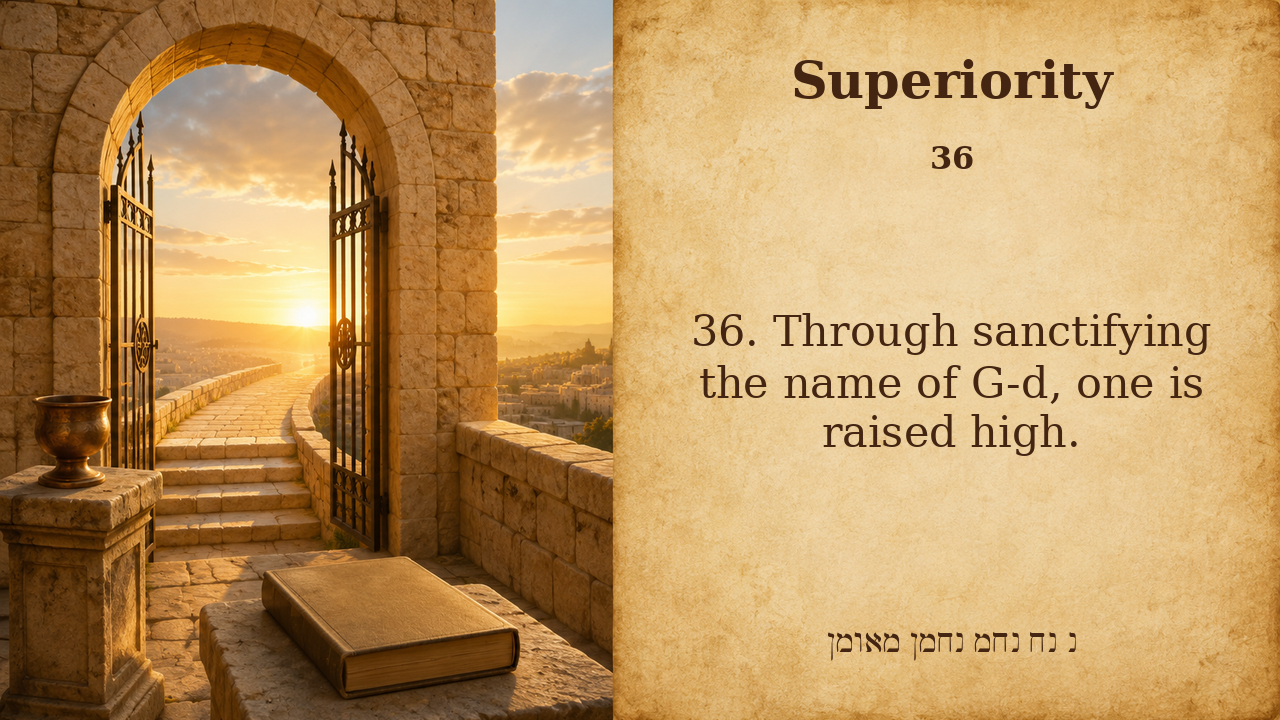 Sefer Hamidos Superiority teaching 36 english picture