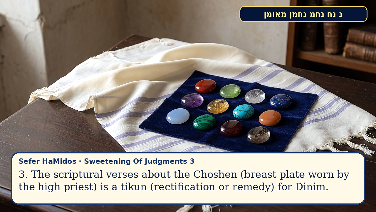 Sefer Hamidos Sweetening Of Judgments teaching 3 english picture