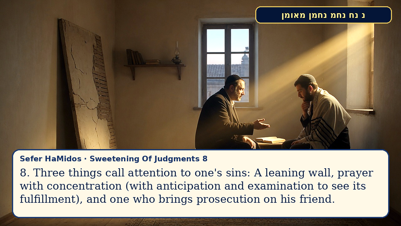 Sefer Hamidos Sweetening Of Judgments teaching 8 english picture