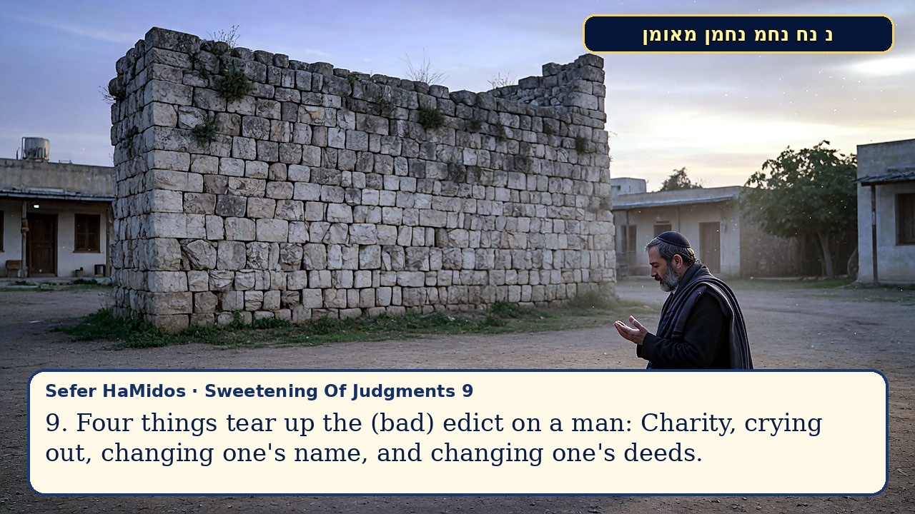 Sefer Hamidos Sweetening Of Judgments teaching 9 english picture