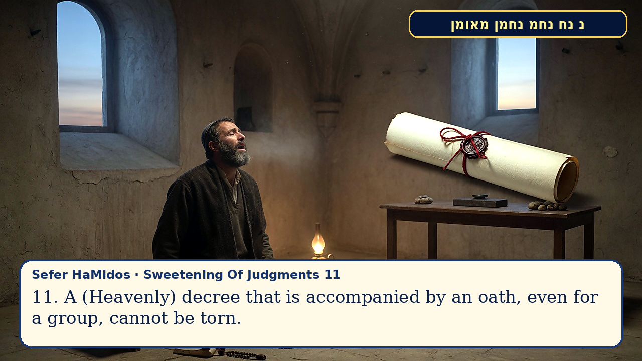 Sefer Hamidos Sweetening Of Judgments teaching 11 english picture
